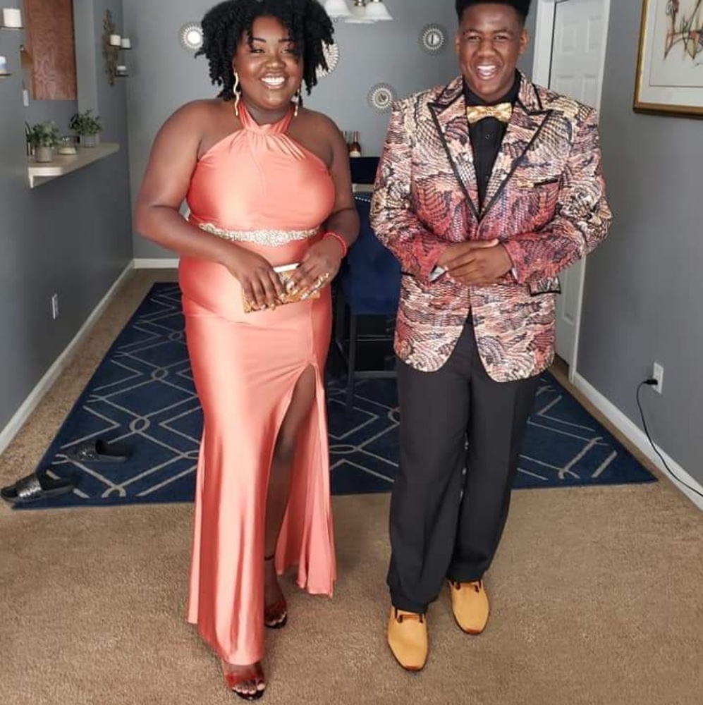 Fashion Nova Orange Formal Prom Dress ❤